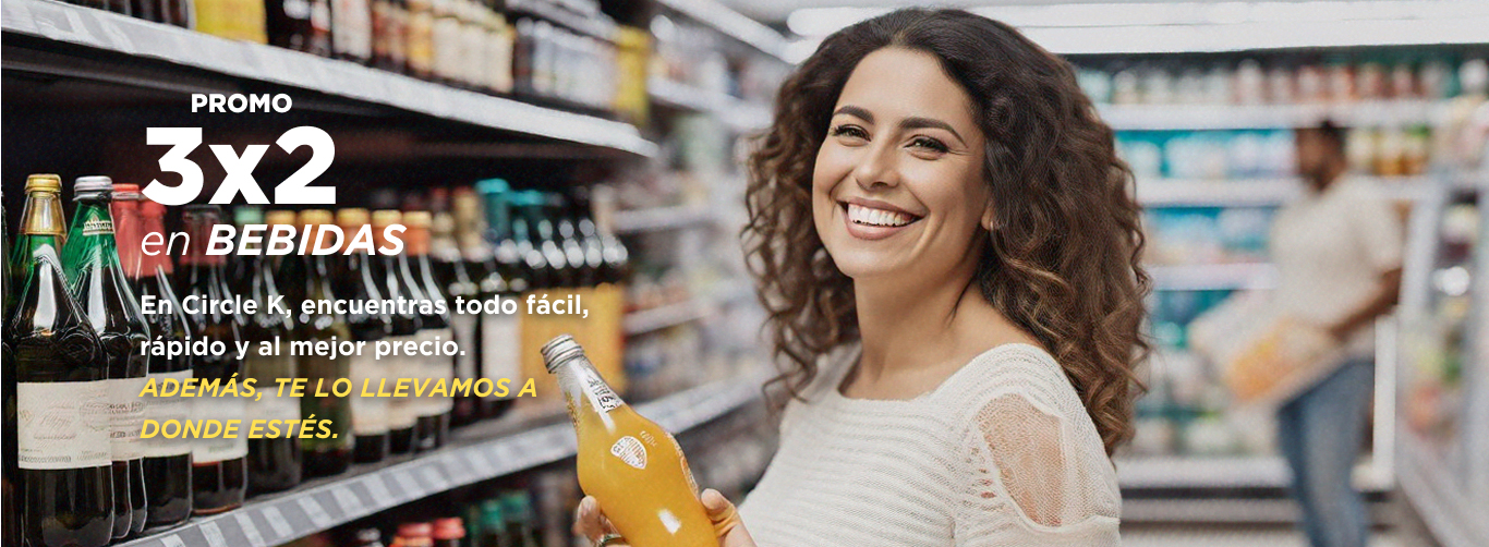 Promo 3x2 en Bebidas