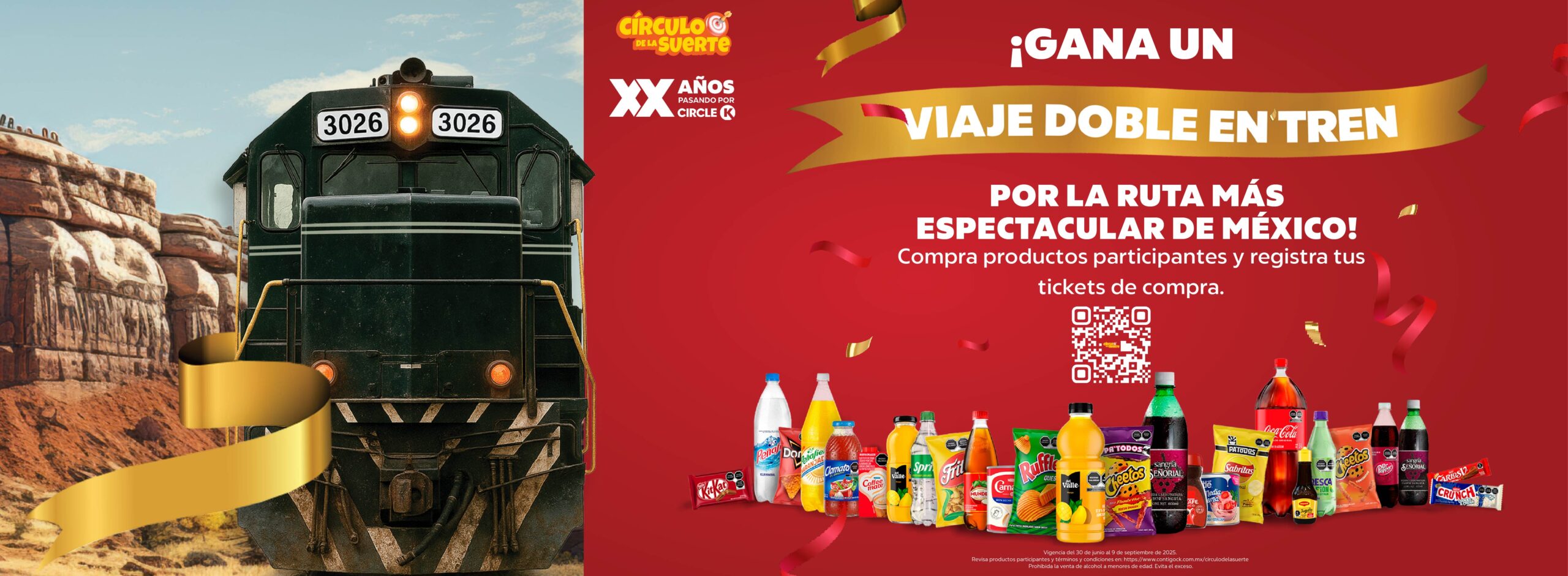 GANÁ UN VIAJE DOBLE EN TREN! CIRCLE K